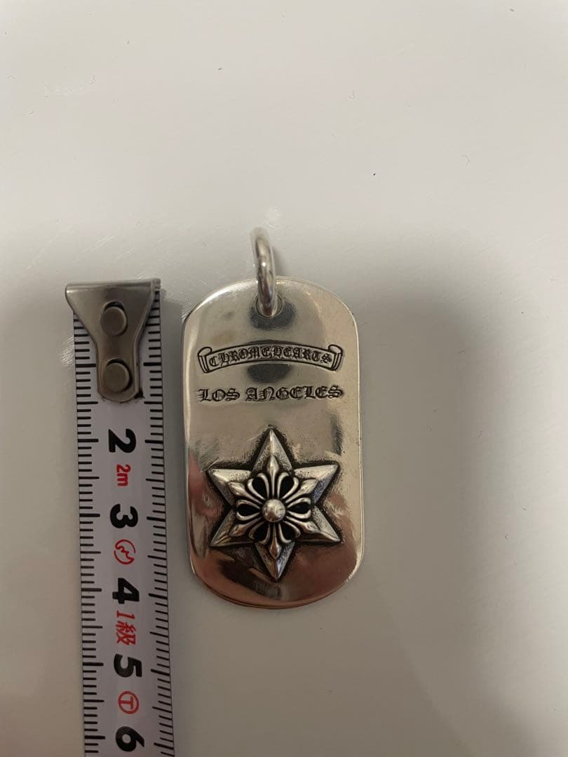 s*o様 【値下】クロムハーツ ドッグタグ RAISED STAR LA限定 ペ