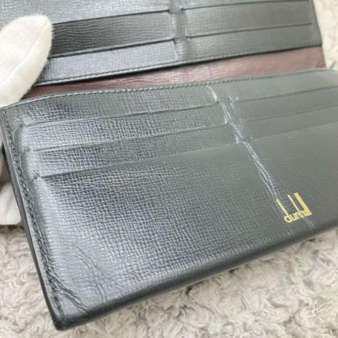 素敵❗️dunhill 長財布メンズレザーブラック