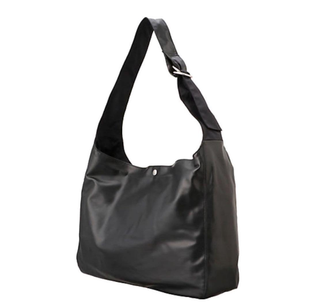 コムデギャルソンオム メッセージャー ショルダー ロゴ バッグ