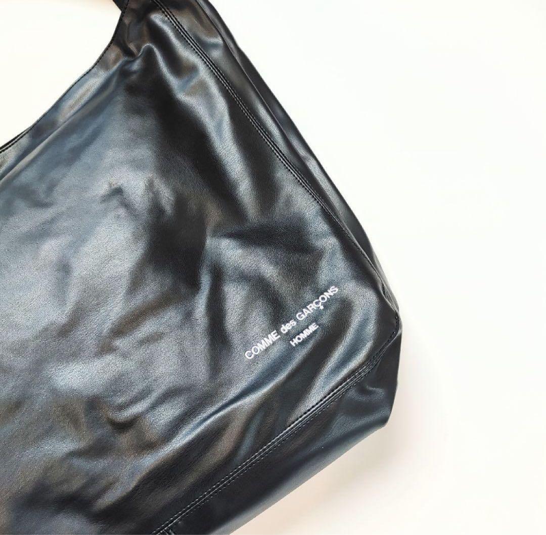 コムデギャルソンオム メッセージャー ショルダー ロゴ バッグ