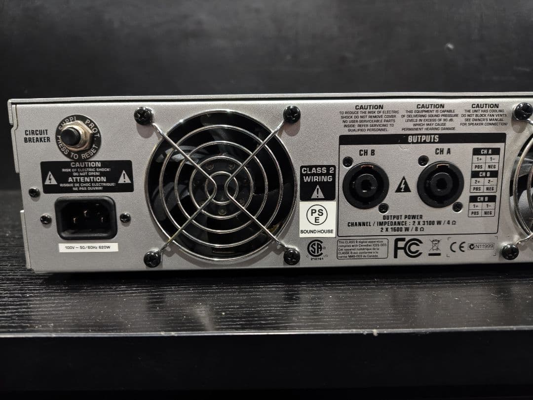 動作品 ベリンガー Behringer NU6000 パワーアンプ