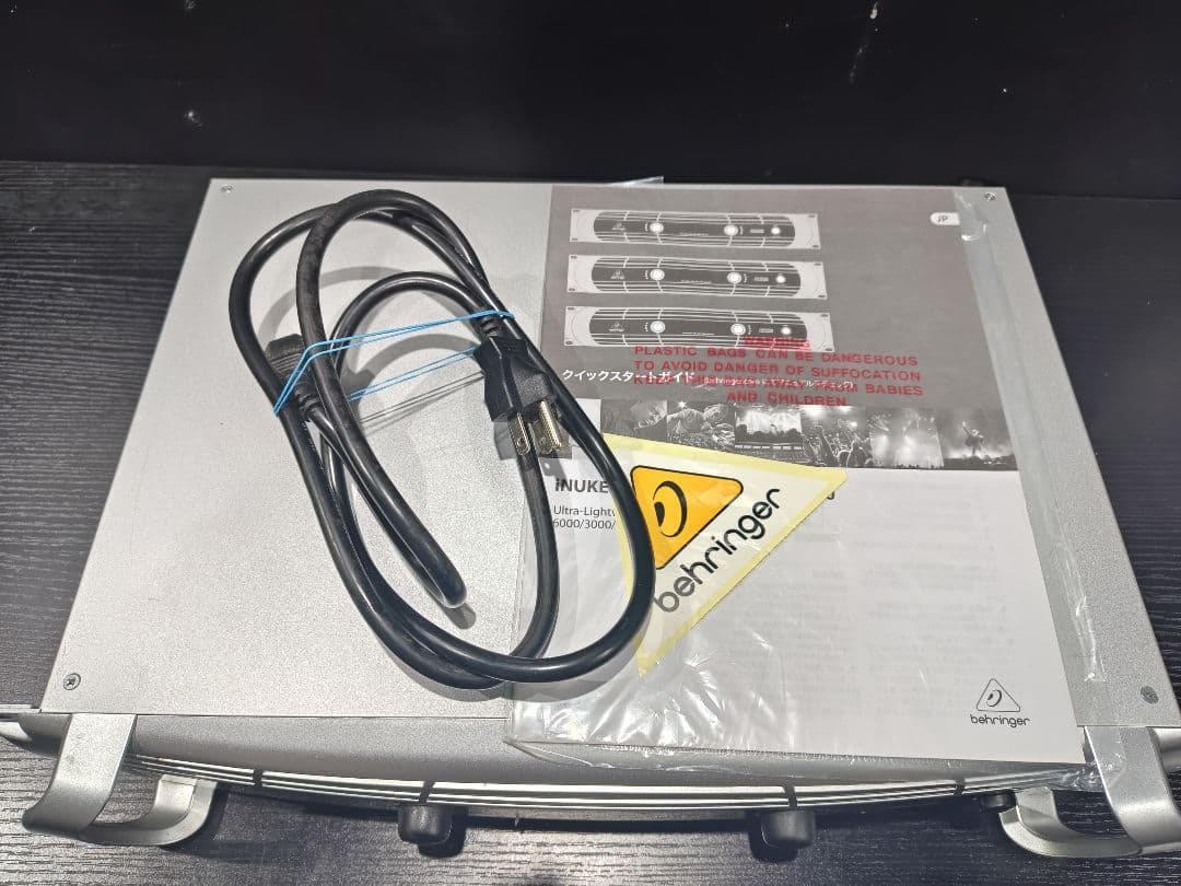 動作品 ベリンガー Behringer NU6000 パワーアンプ