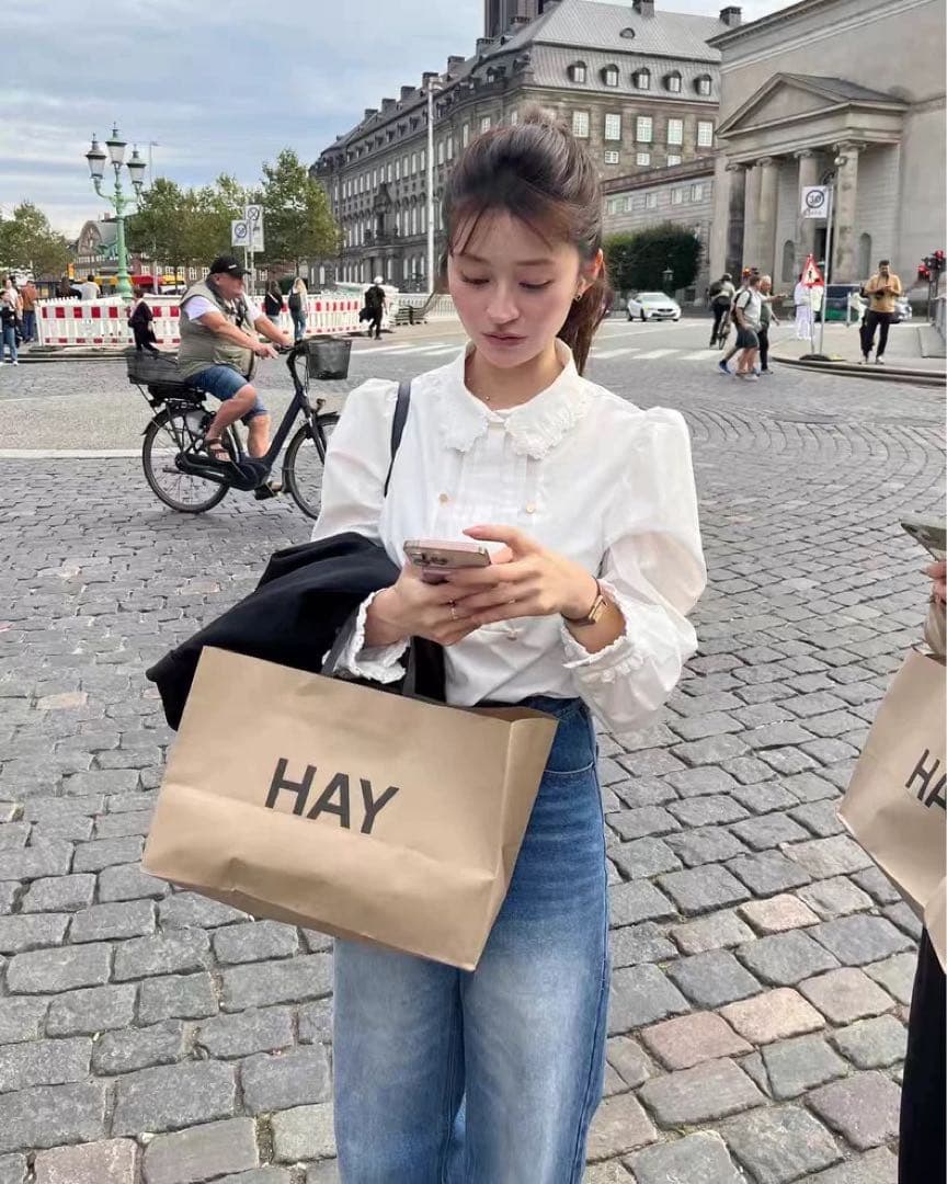 タグ付き新品 bibiy CLAIRE BUTTONS BLOUSE ブラウス