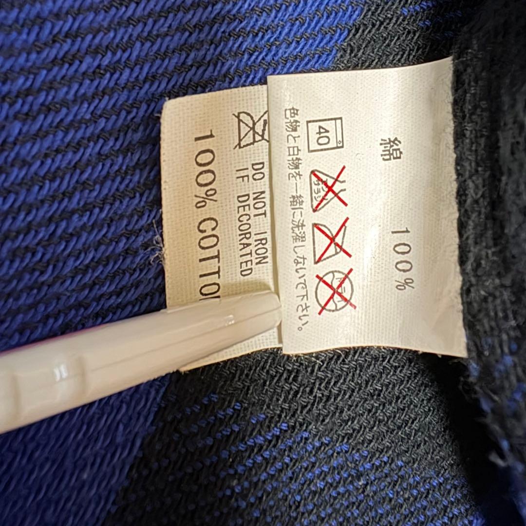 GOODENOUGH ブロックチェックネルシャツ ラインネル