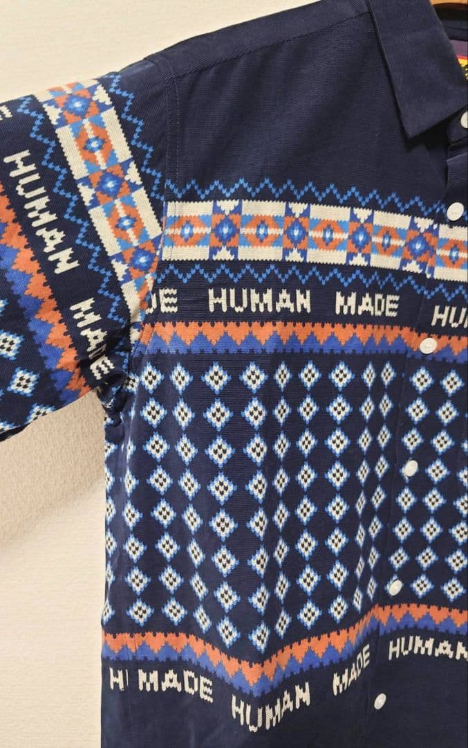 美品HUMAN MADE 24aw NORDIC SHIRT コーデュロイシャツ
