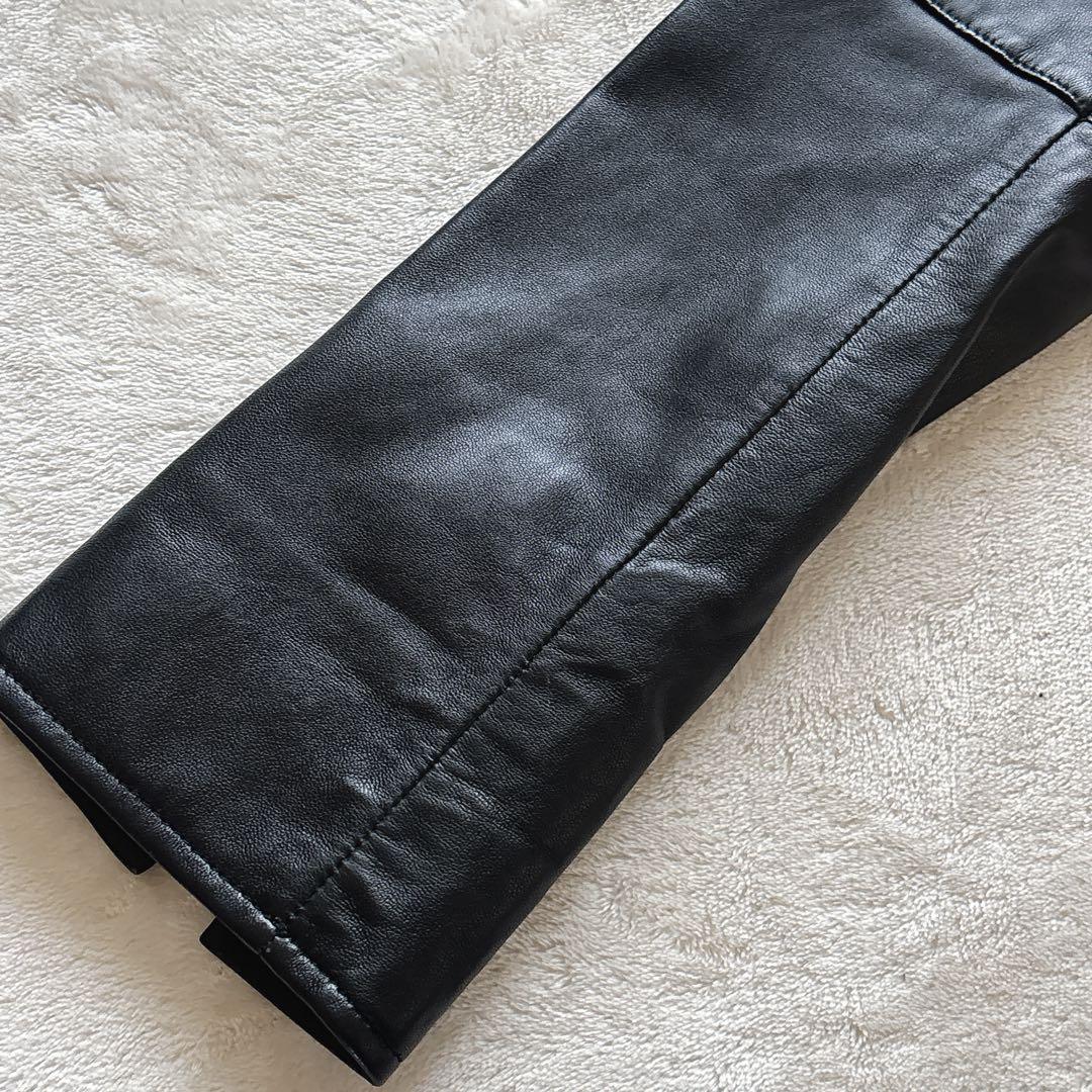 ※専用　　新品✨ANAYI アナイ ラムレザー ノーカラージャケット ライダース