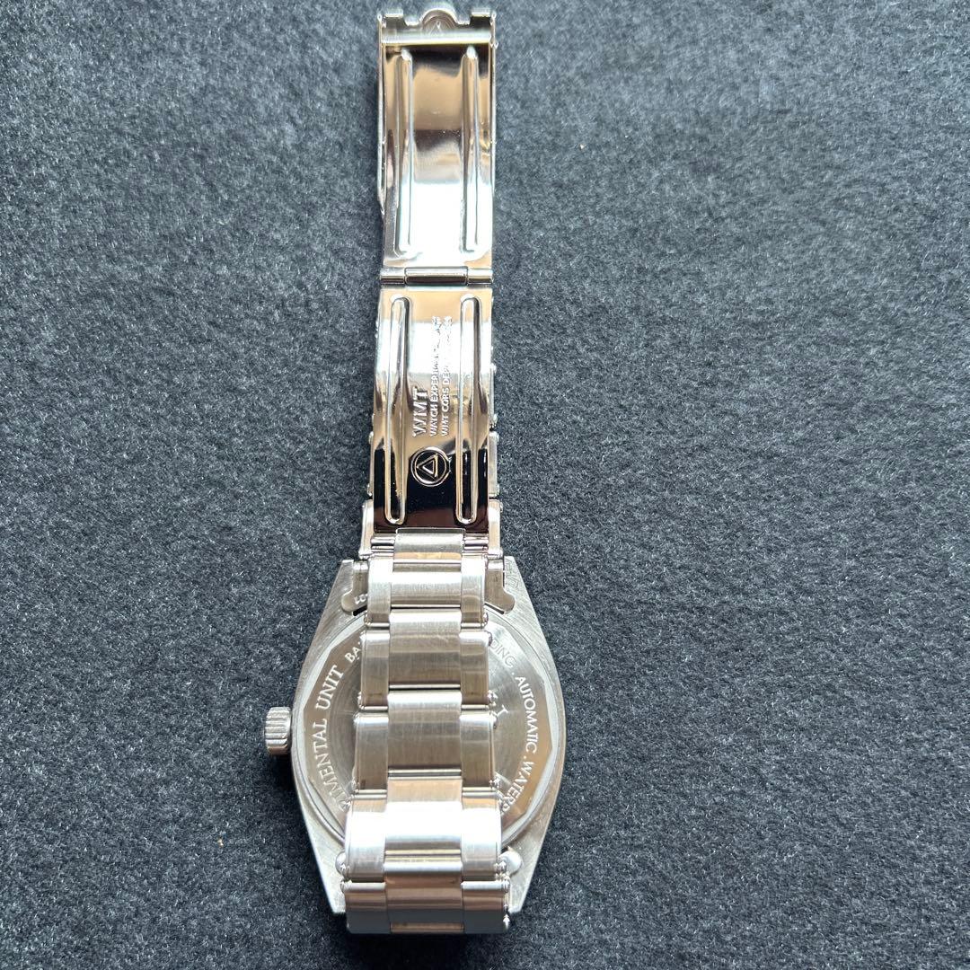 WMT ブラックアナログ時計