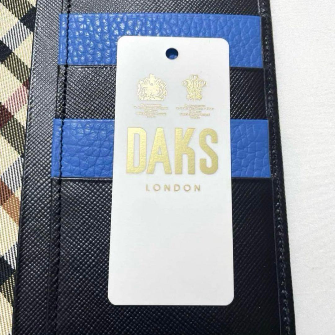 新品　DAKS ダックス　紳士用　本革　日本製　長財布　ブラック