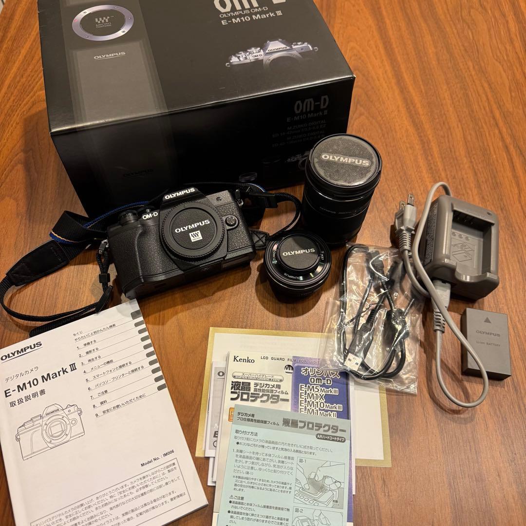 【値下げ〜1/5まで】【美品】オリンパス e-10 markⅢダブルズームキット