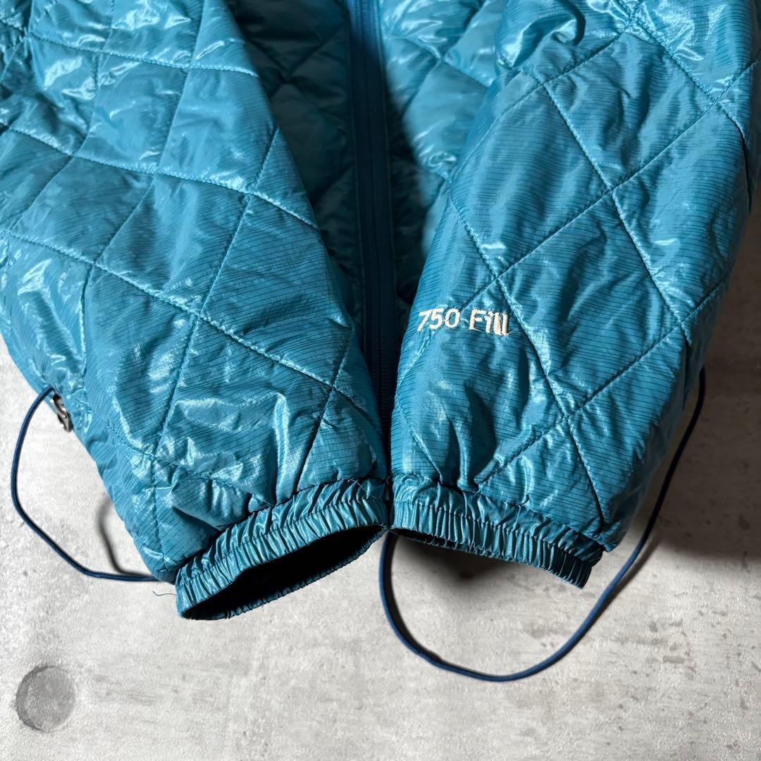 90-00s OLD Marmot ダイヤキルト パファージャケット ターコイズ