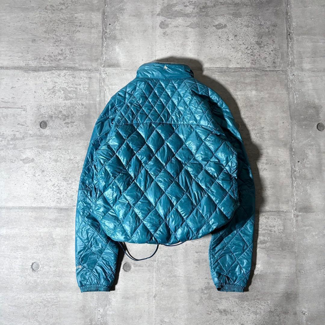90-00s OLD Marmot ダイヤキルト パファージャケット ターコイズ