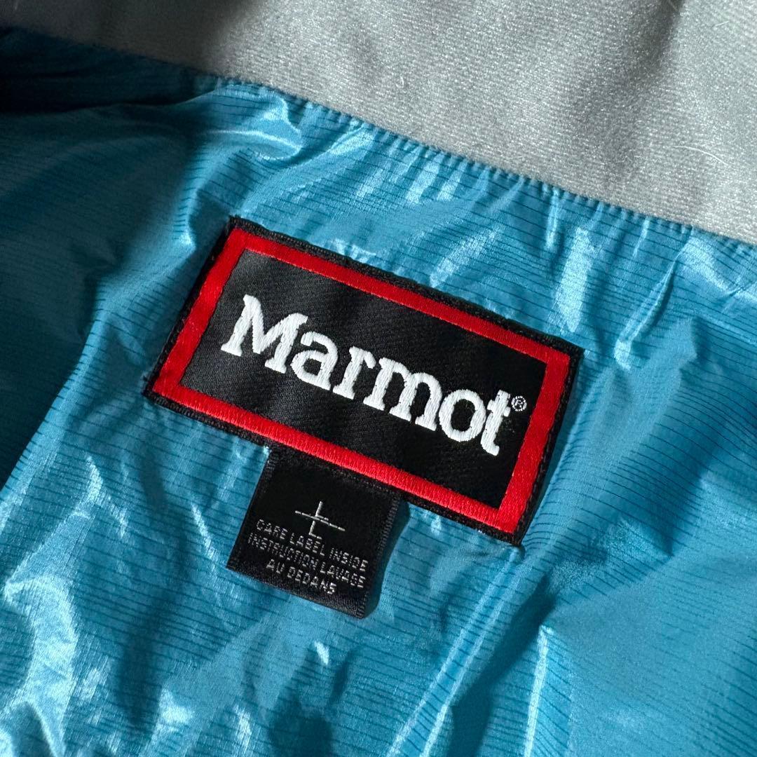 90-00s OLD Marmot ダイヤキルト パファージャケット ターコイズ