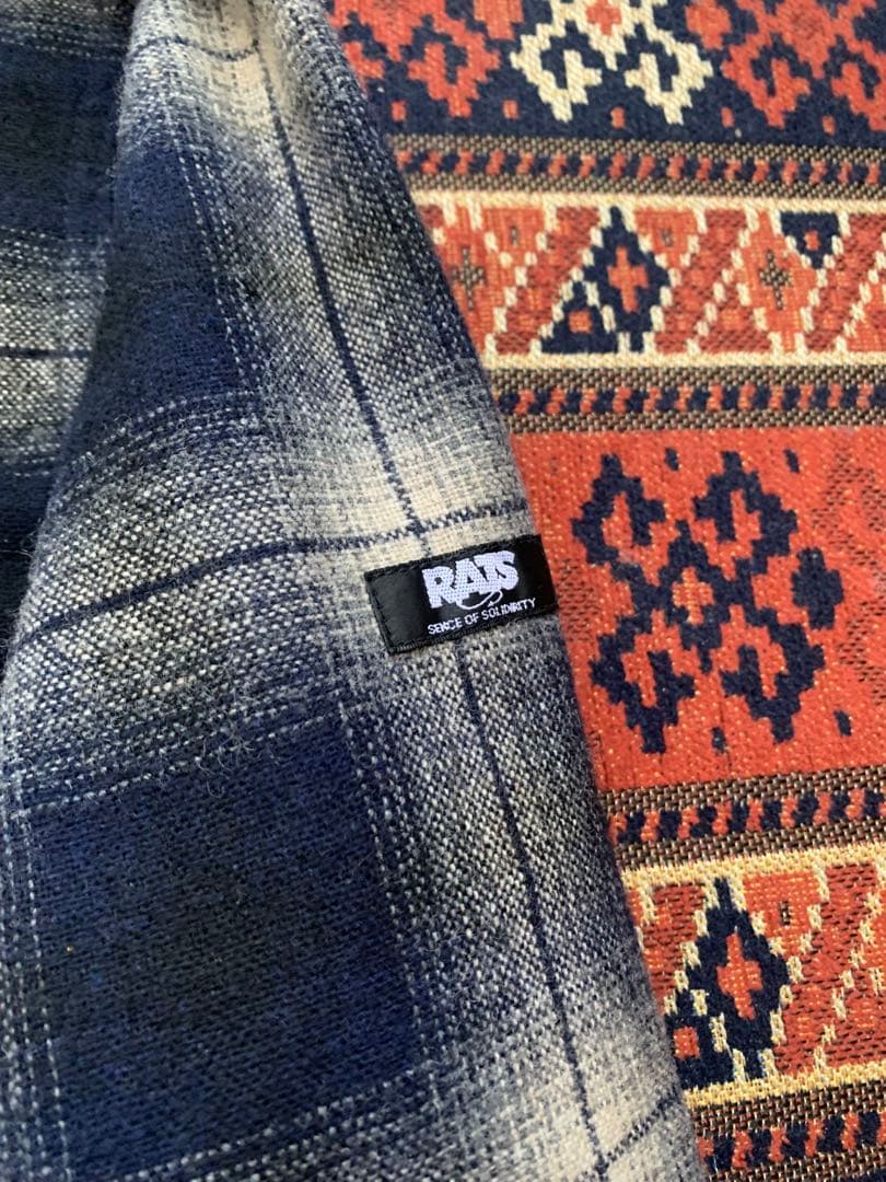 RATS WOOL OMBRE CHECK SHIRT キムタク 50s 60s