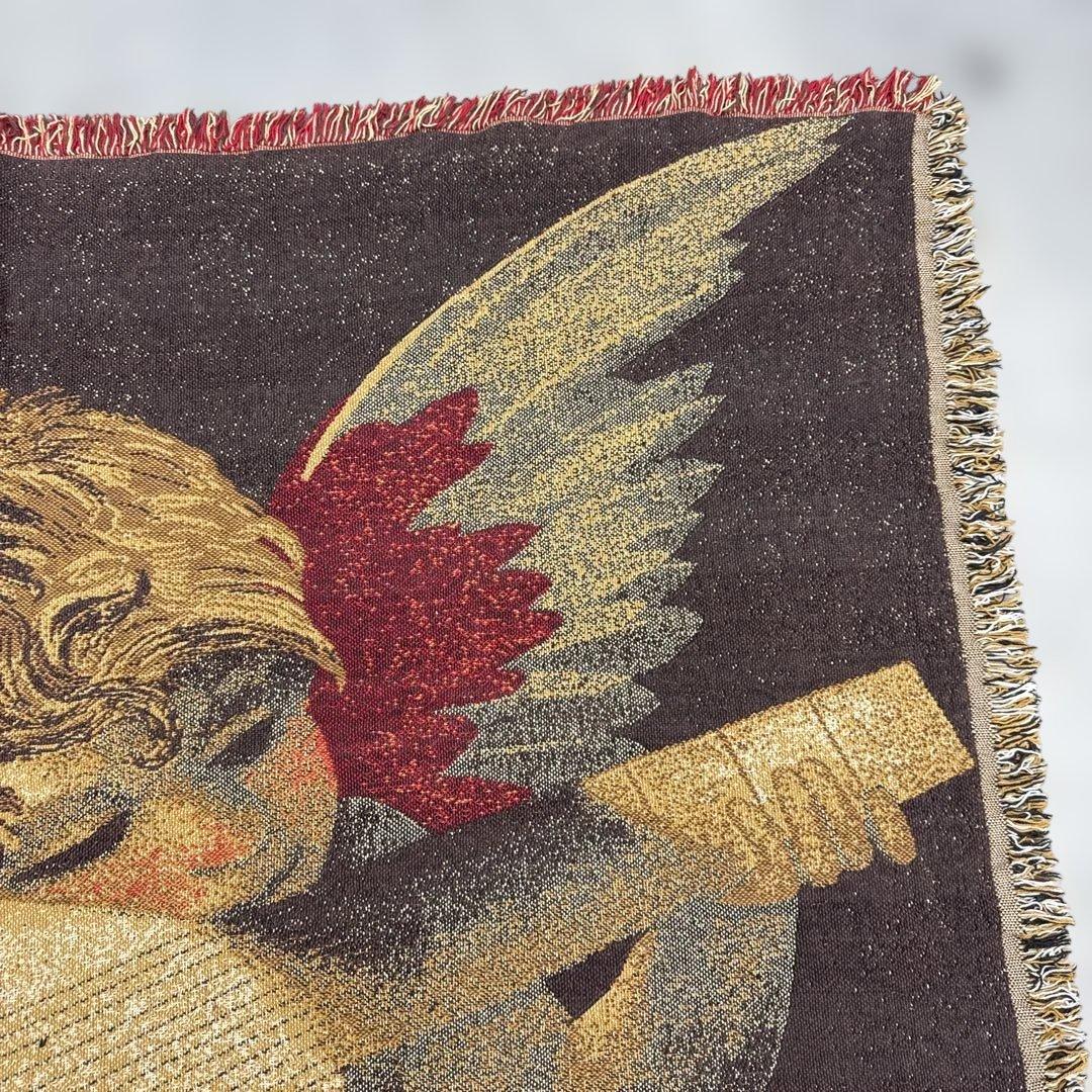 マンダリンを奏でる天使　マルチカバー　ソファカバー　ラグ　111x170