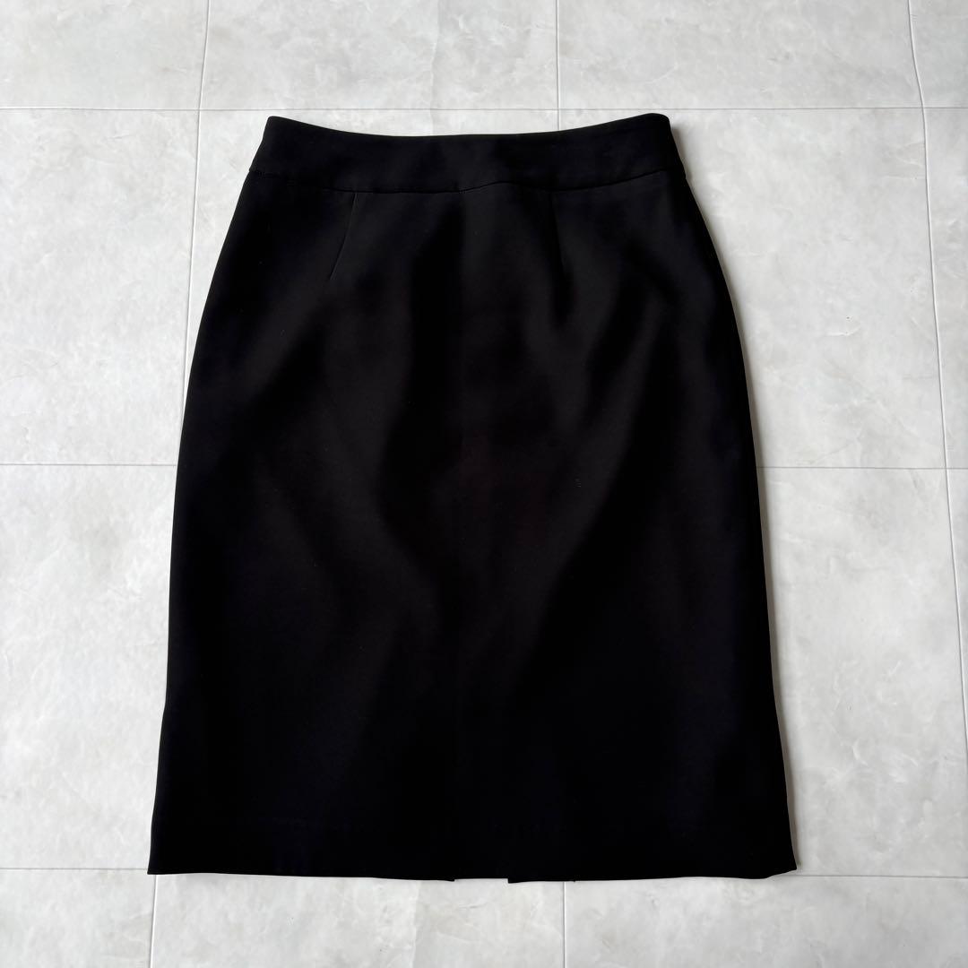 UNITED ARROWS ノーカラースーツ3点セット 黒 38/34/36