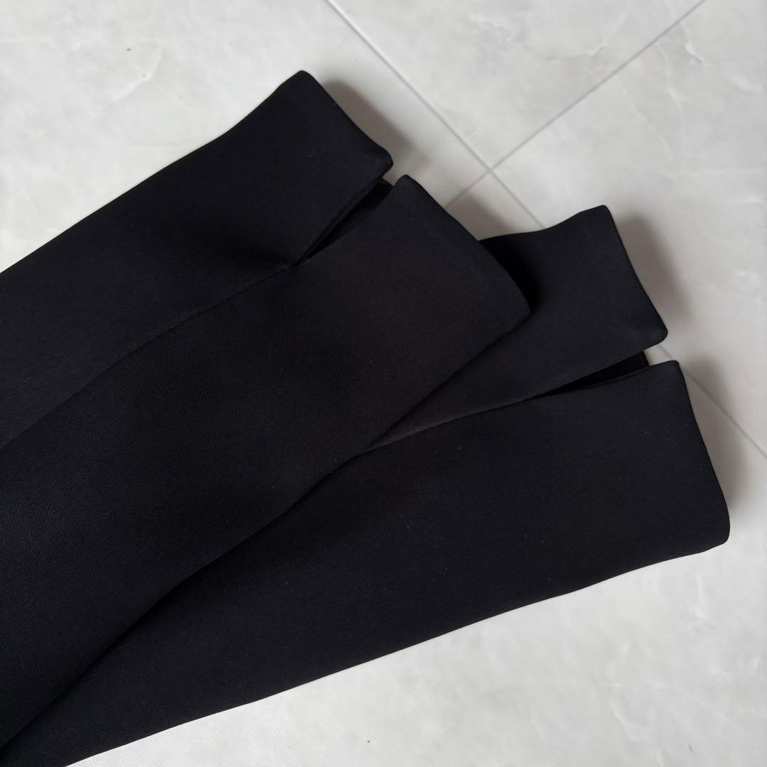 UNITED ARROWS ノーカラースーツ3点セット 黒 38/34/36