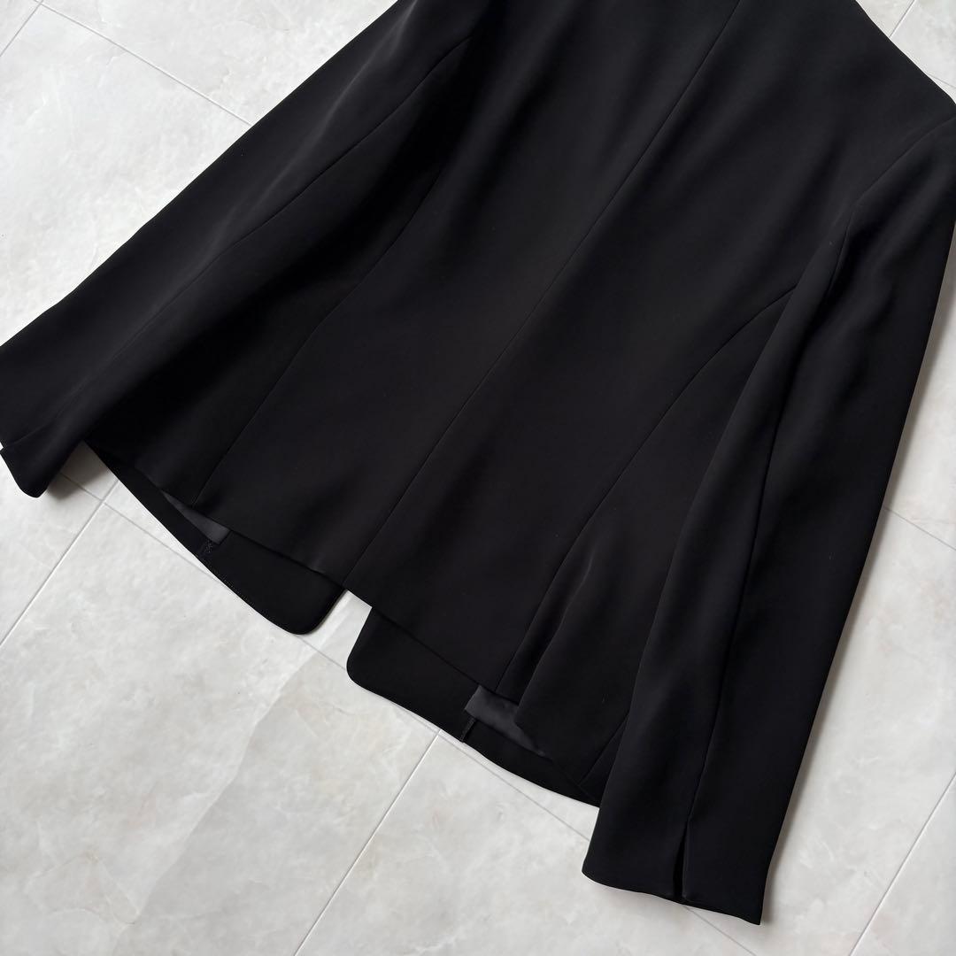 UNITED ARROWS ノーカラースーツ3点セット 黒 38/34/36