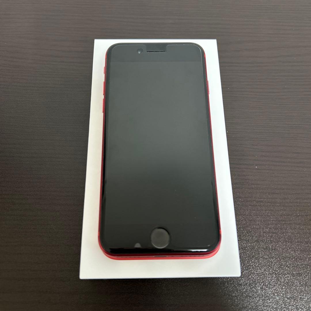 iPhone SE 第2世代 64GB RED SIMフリー 美品 箱あり