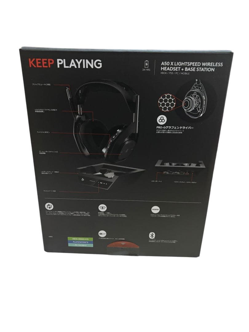 ヘッドホン Logicool G A50X-BK