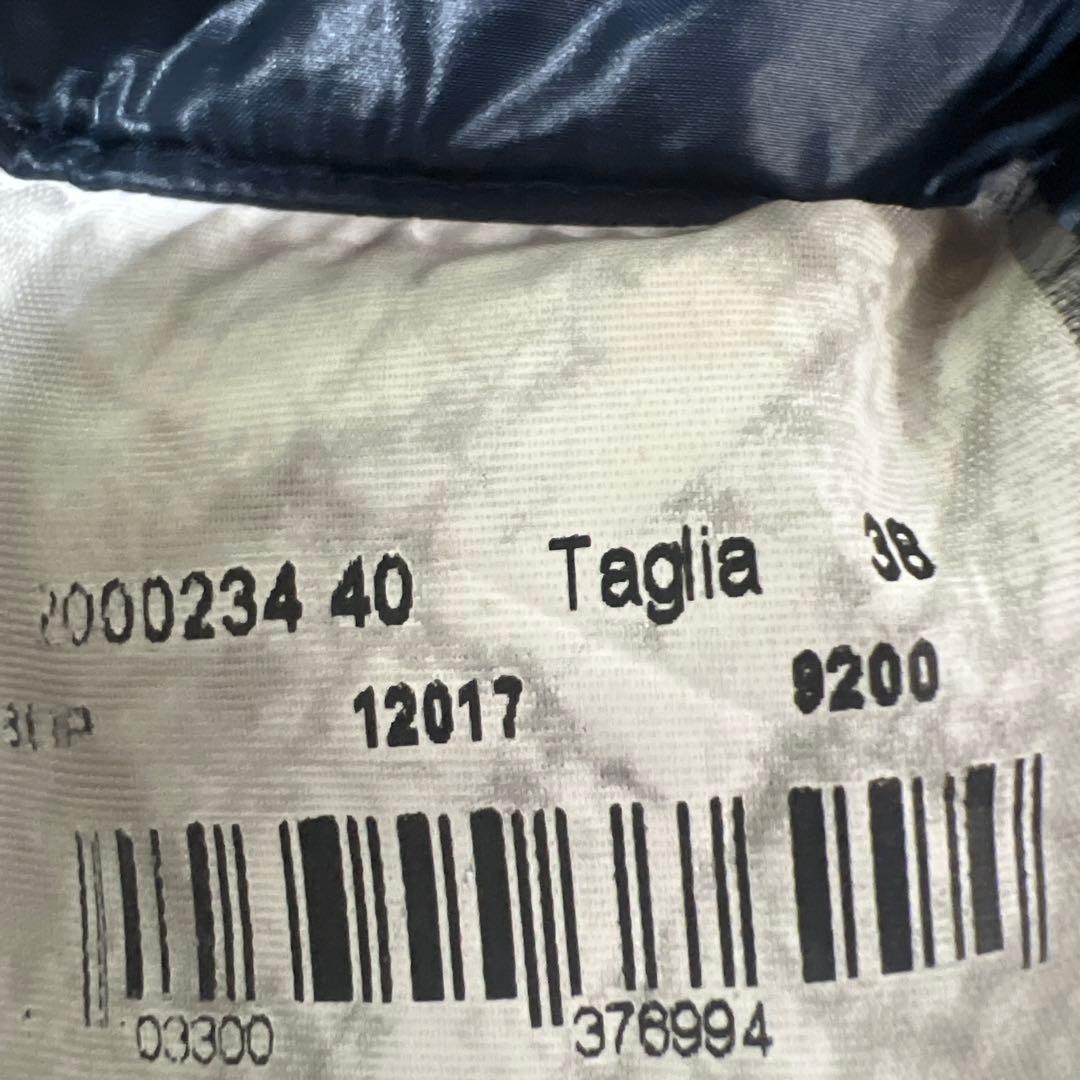 HERNO ダウン レディース M 美シルエット 濃紺 正規品 上品 軽量ラスト