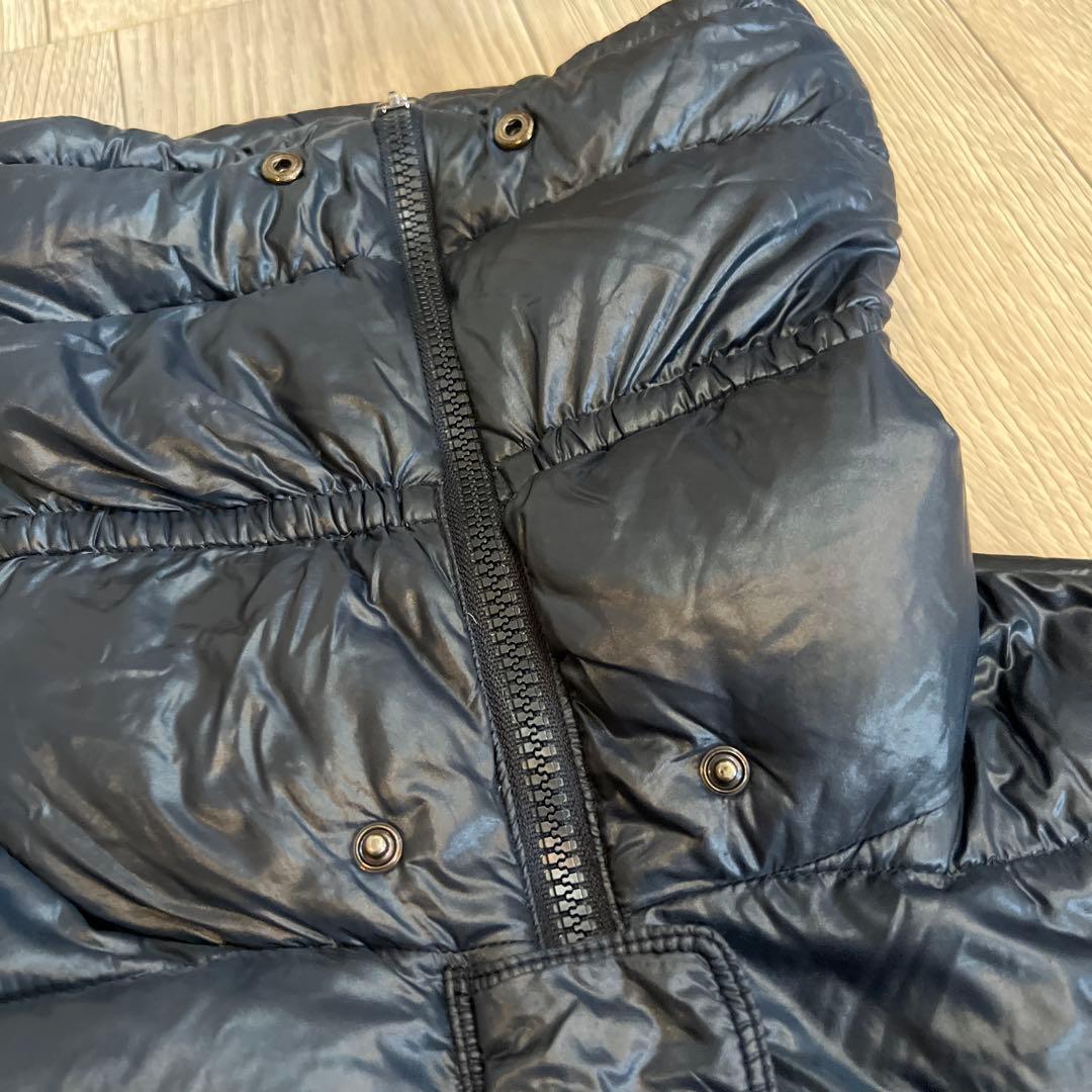 HERNO ダウン レディース M 美シルエット 濃紺 正規品 上品 軽量ラスト