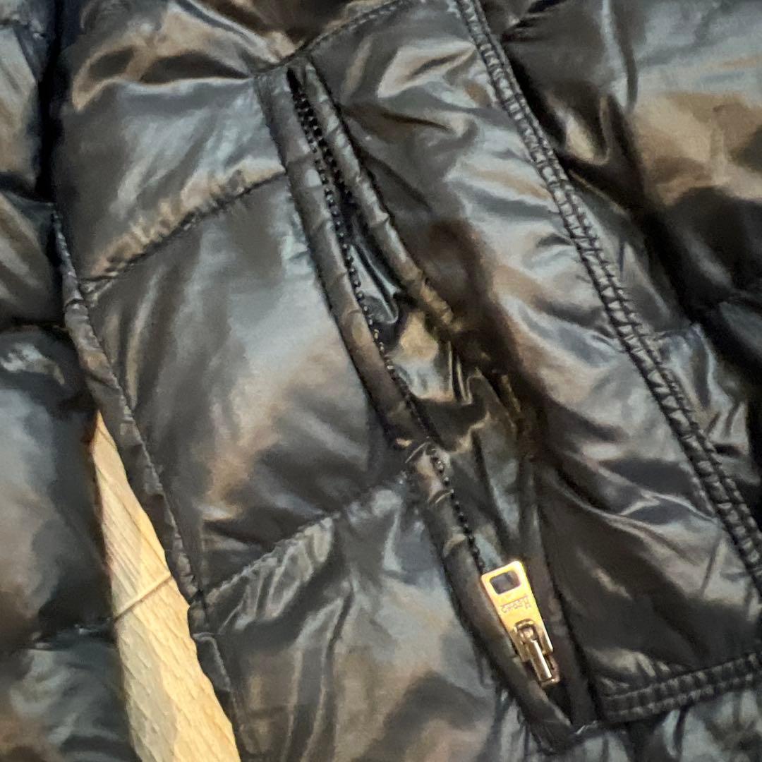 HERNO ダウン レディース M 美シルエット 濃紺 正規品 上品 軽量ラスト