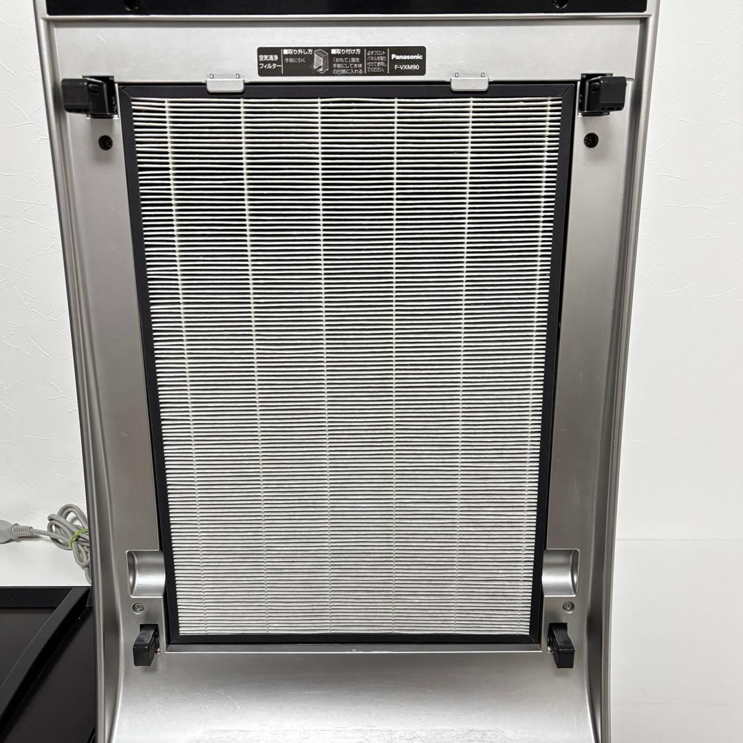 Panasonic F-VXM90 空気清浄機 nanoeX ナノイー 木目調