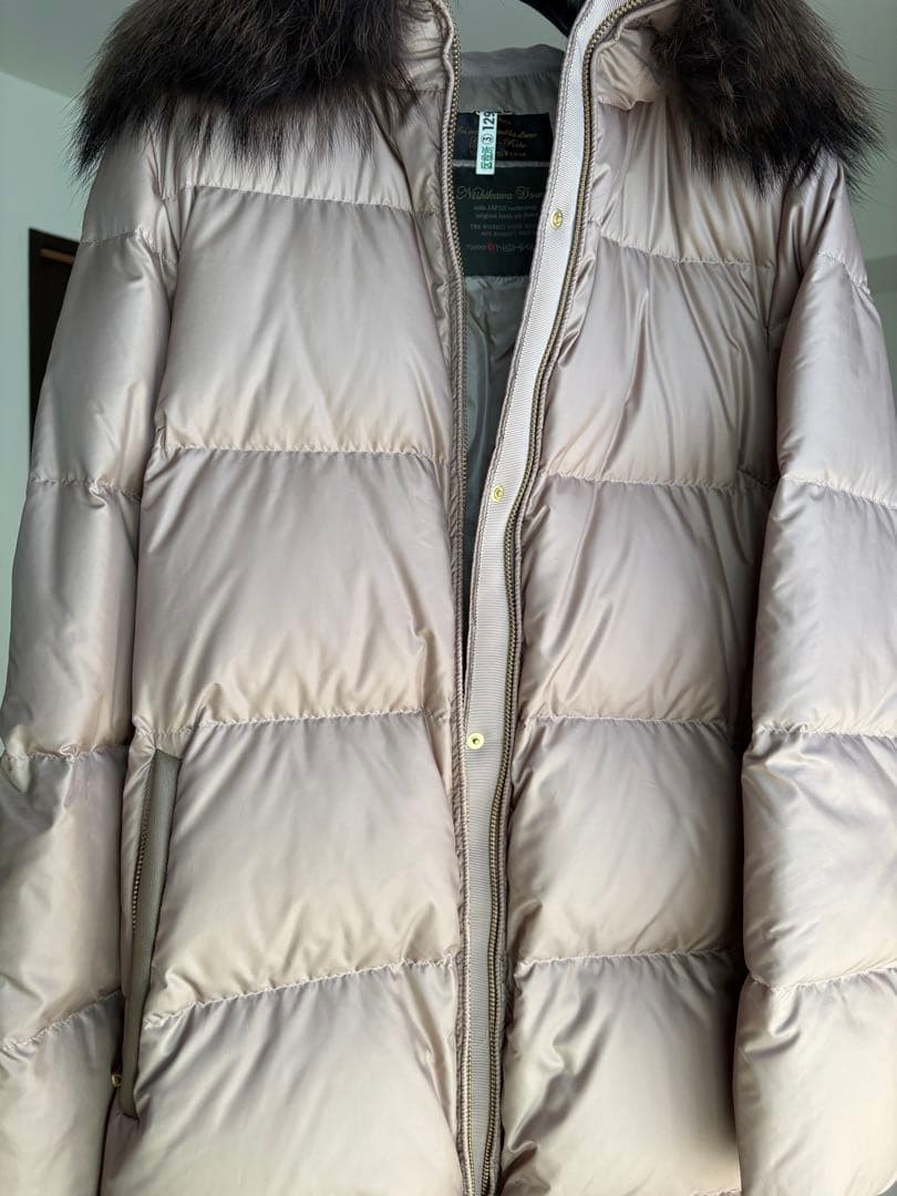 ナノユニバース　西川ダウンファー付きダウンジャケット