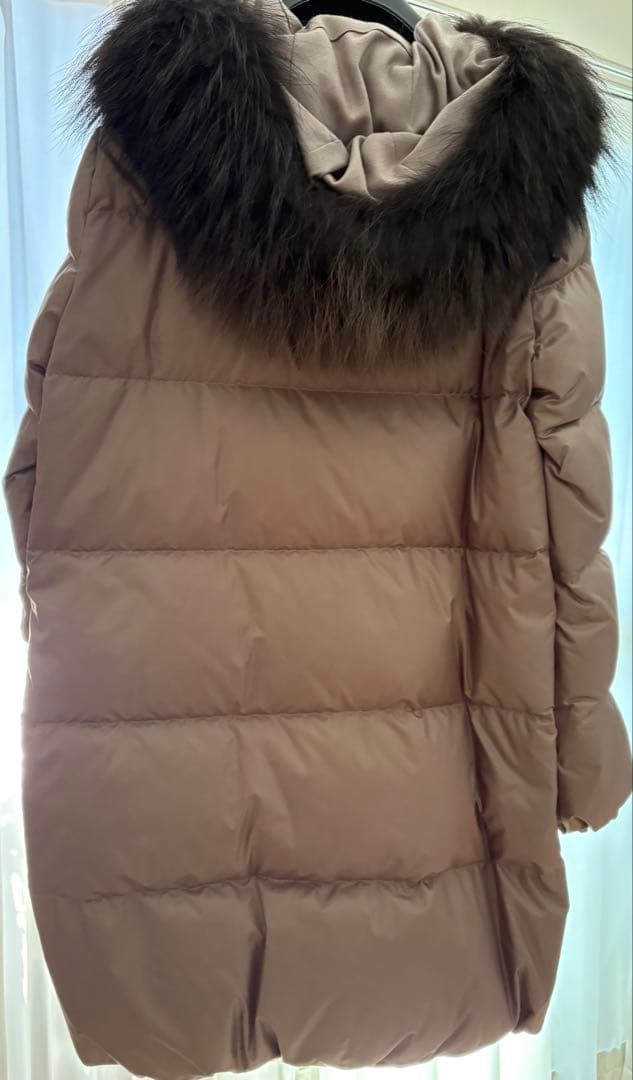 ナノユニバース　西川ダウンファー付きダウンジャケット