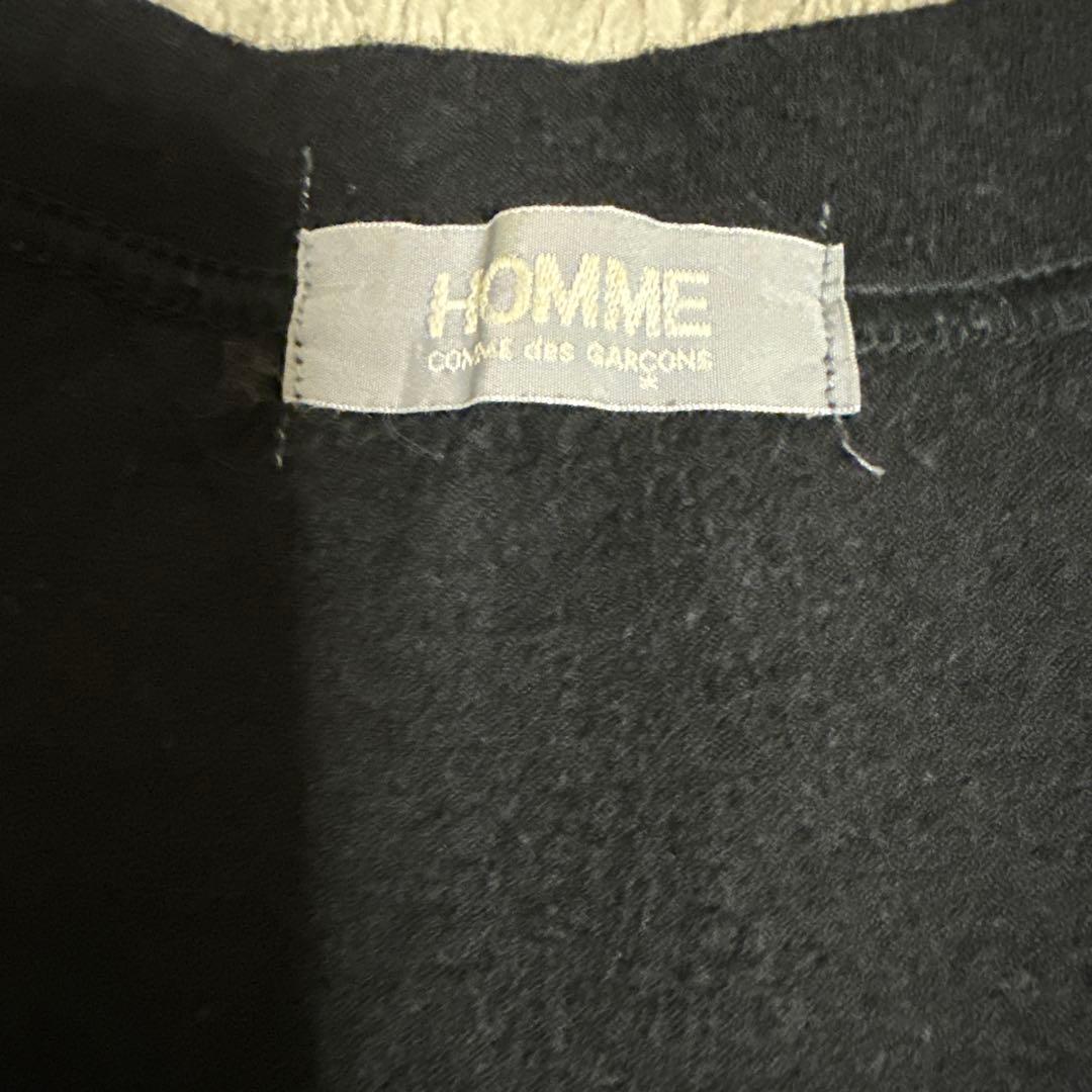 ギャルソン デカ オム アーカイブ ニット 田中 プリュス シャツ ウール 縮絨