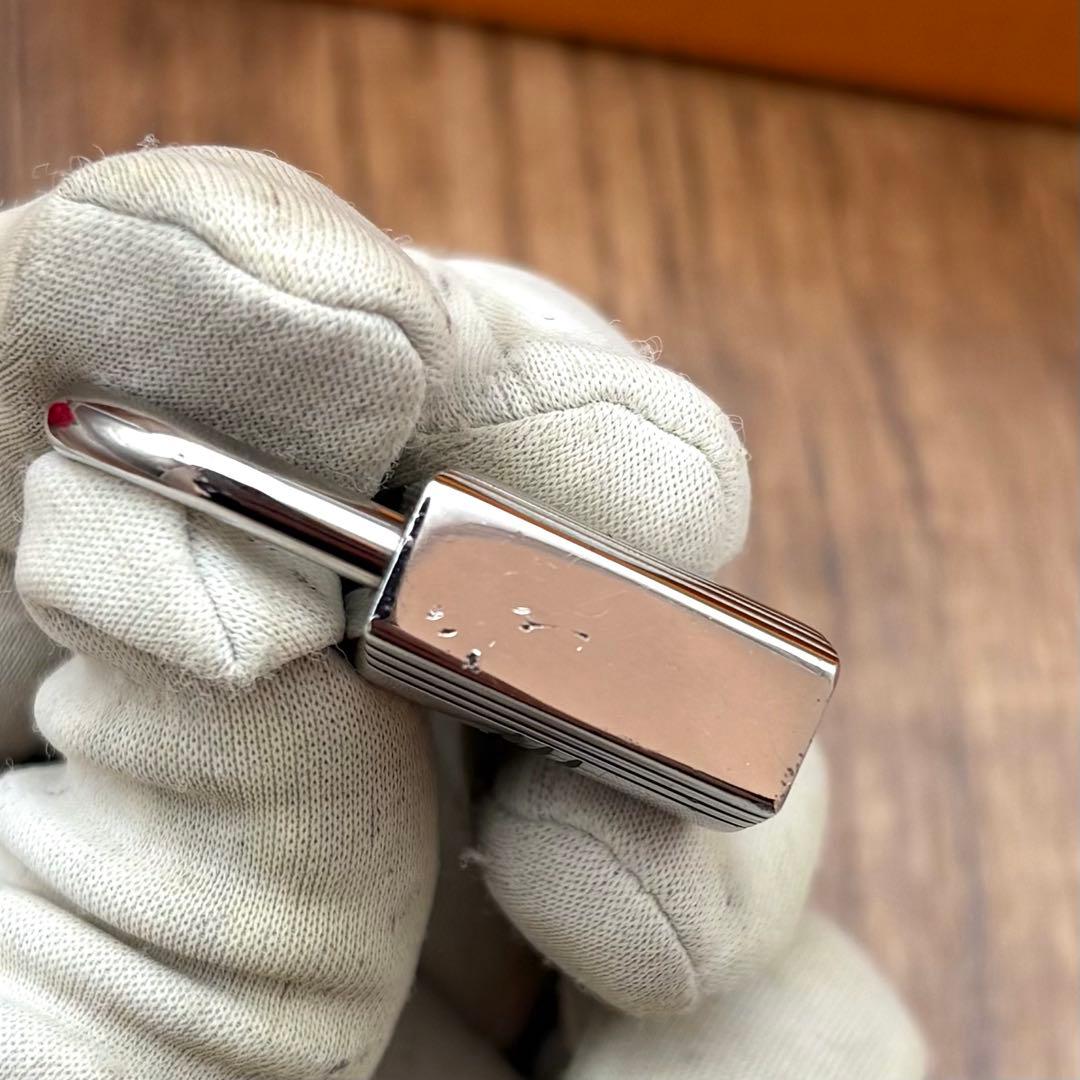 ⛄極美品⛄エルメス カデナ パドロック南京錠 鍵 no.59 シルバー#23