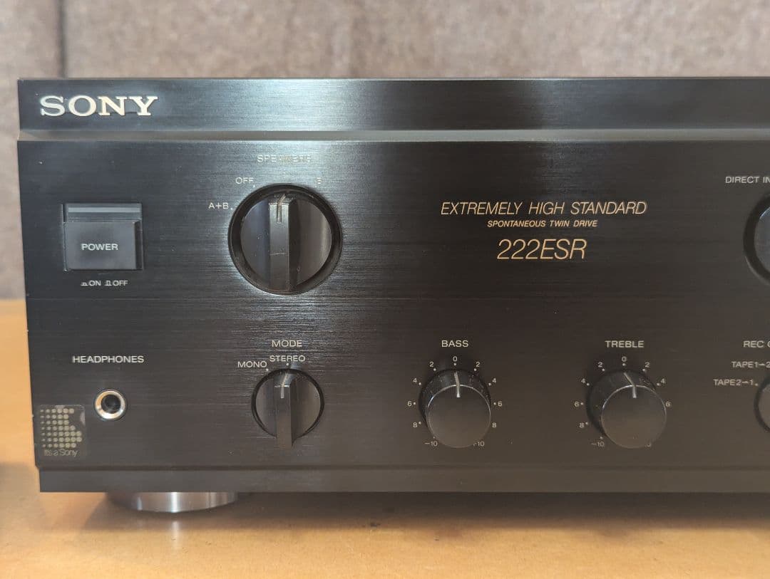 ​SONY TA-F222ESR プリメインアンプ【整備済・ヘッドホン端子新品】