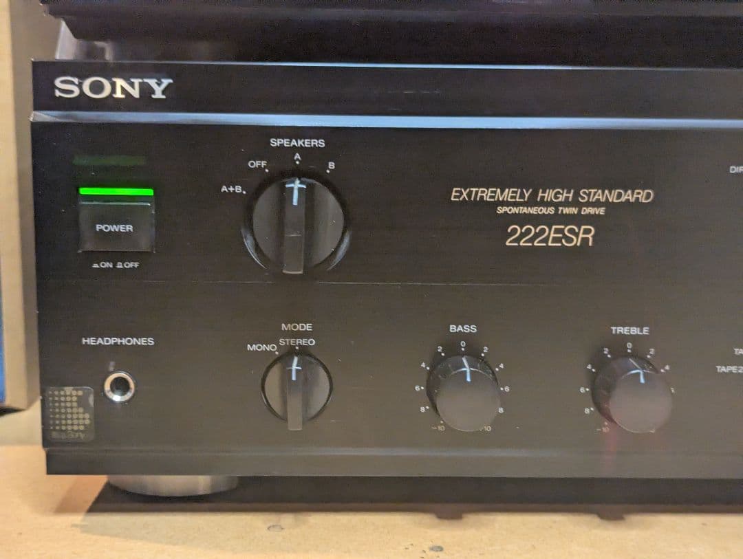 ​SONY TA-F222ESR プリメインアンプ【整備済・ヘッドホン端子新品】