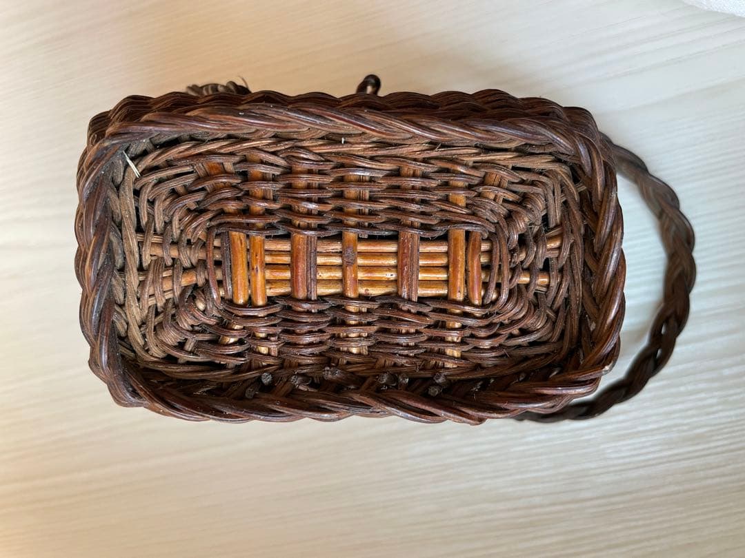 美品　フランス　アンティーク バスケット　籠　ドール パニエ　カゴ　ミニチュア