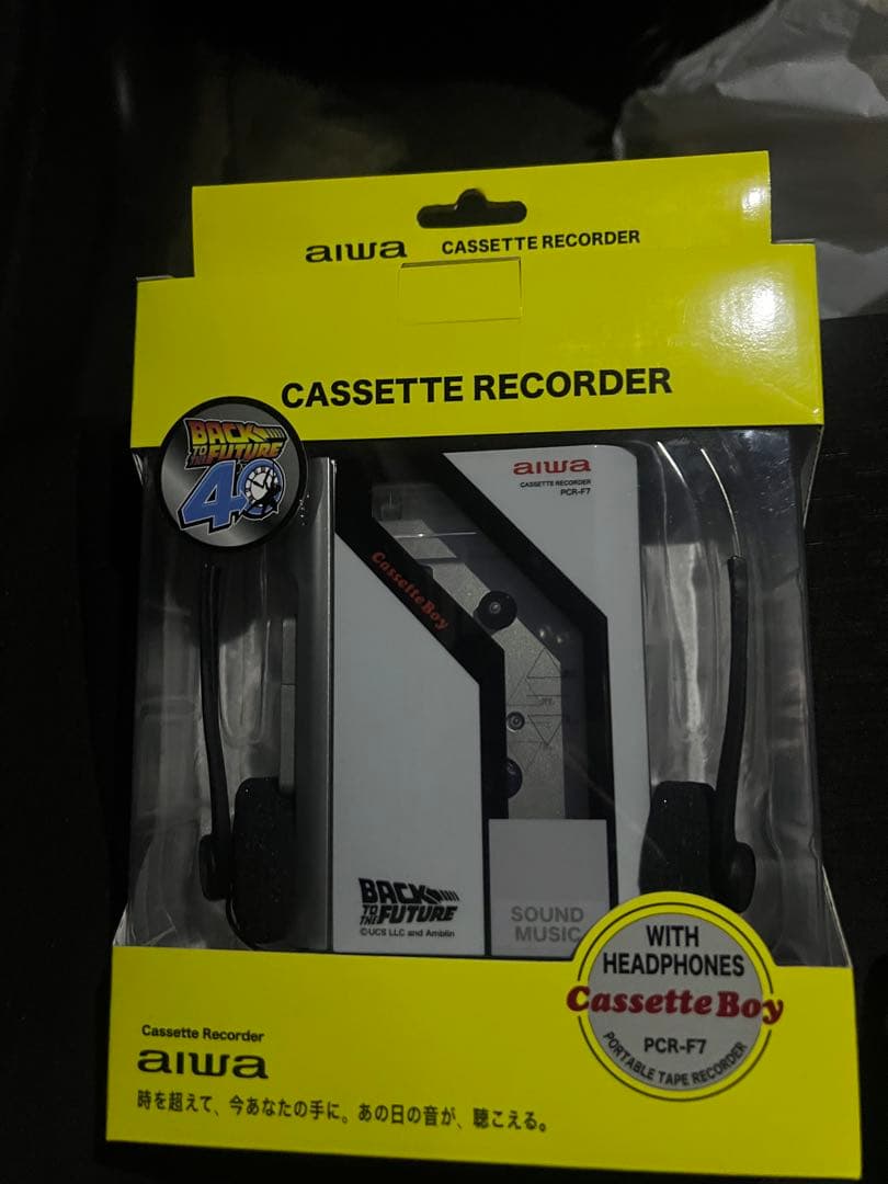 バックトゥザフューチャー ポータブルカセットプレーヤー