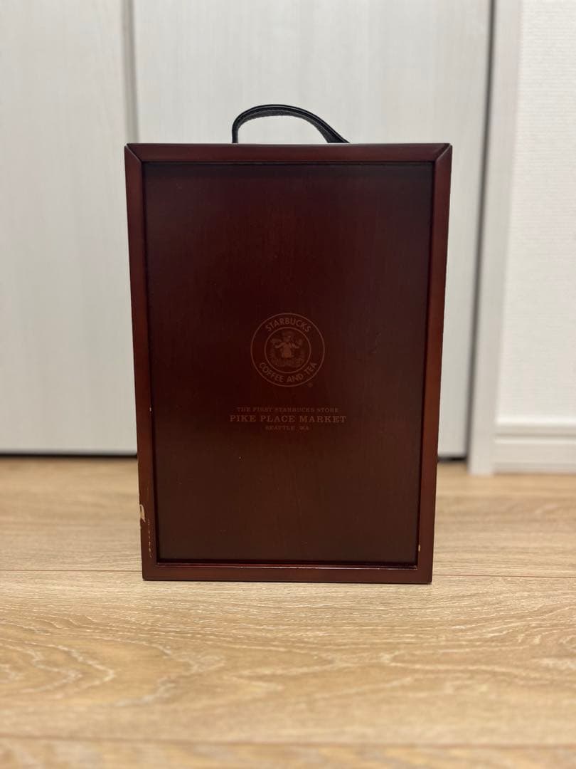 【美品】スターバックス シアトル1号店 コーヒープレス 木箱付