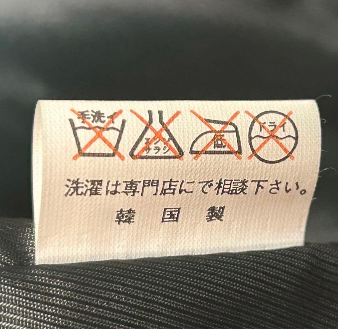 【希少】 ダークグリーン　羊革　レザージャケット　短丈　本革　緑