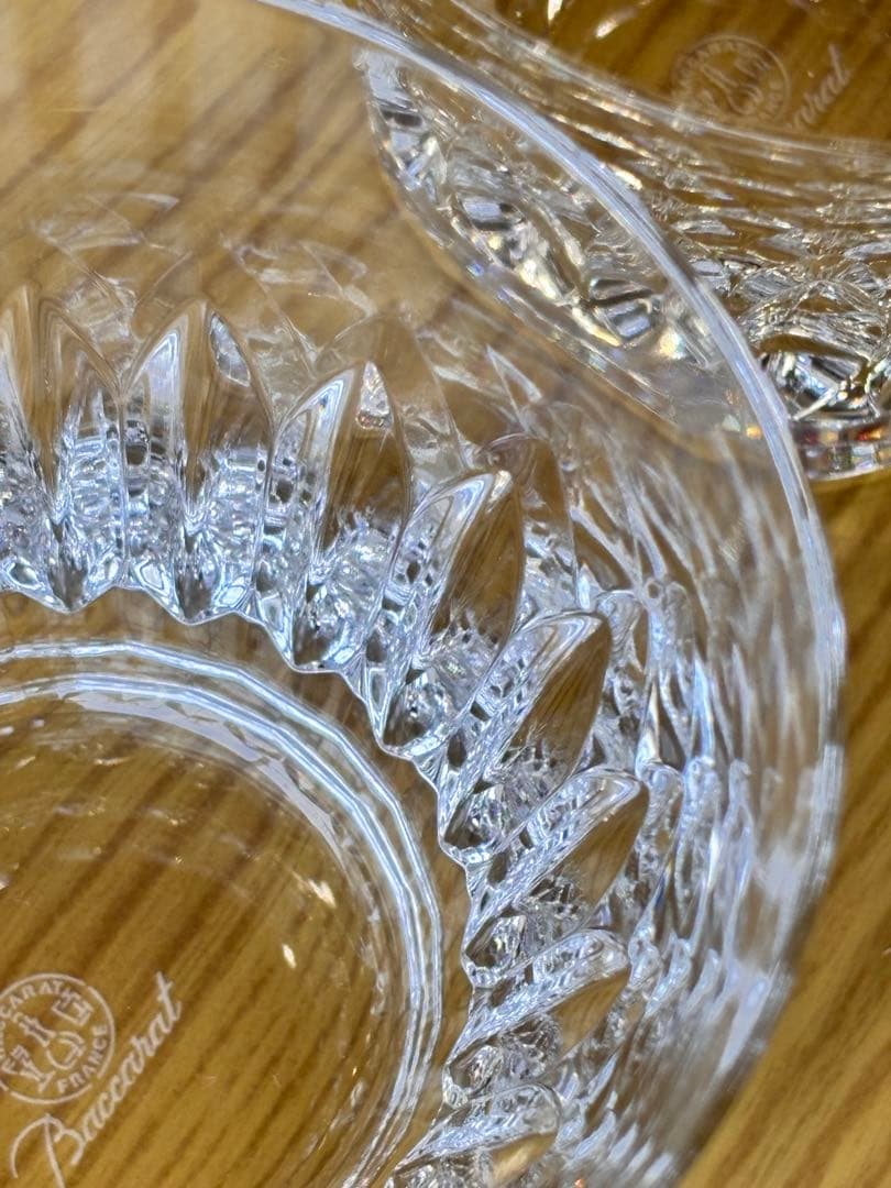 Baccarat バカラ クリスタルカットガラス ペアグラス 酒器 新品未使用