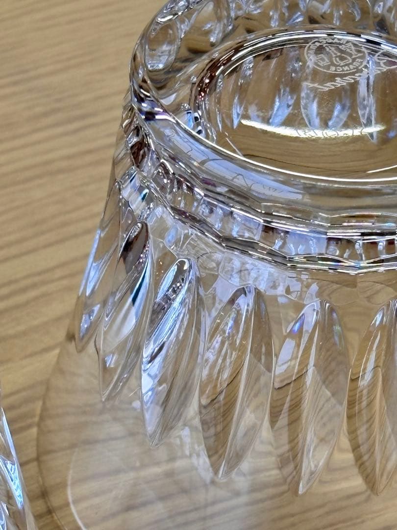 Baccarat バカラ クリスタルカットガラス ペアグラス 酒器 新品未使用