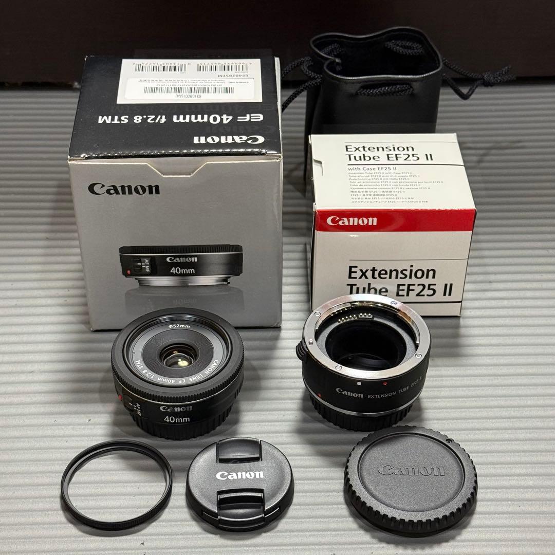 CANON キヤノン EF 40mm f2.8 STM オマケ付き
