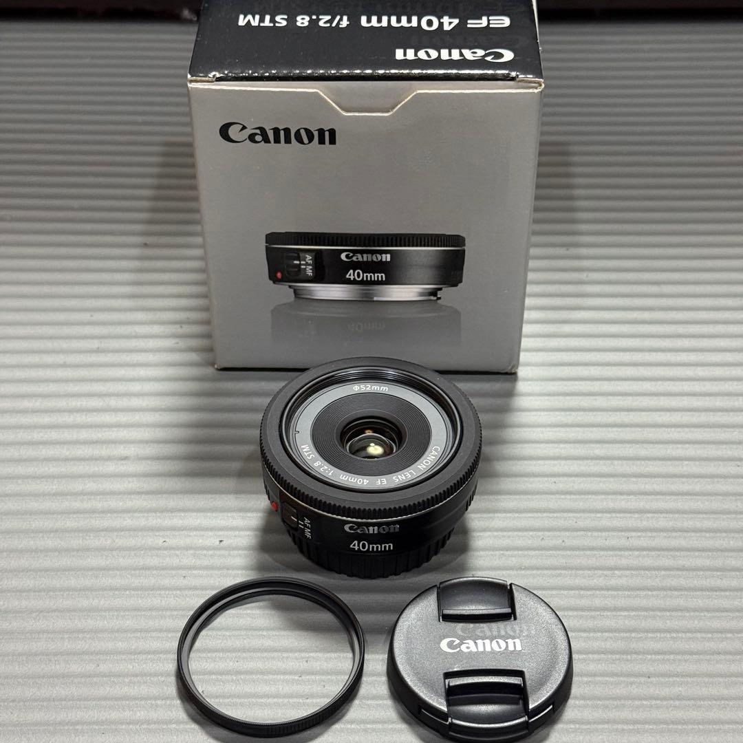 CANON キヤノン EF 40mm f2.8 STM オマケ付き