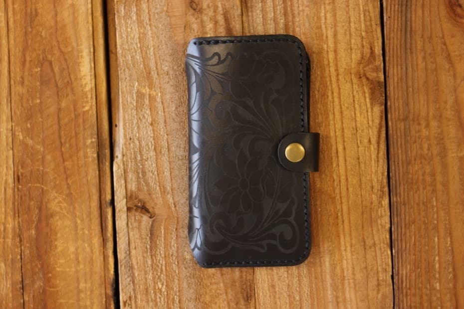 iPhone ケース　(7,8) 天然皮革　ウォレットケース