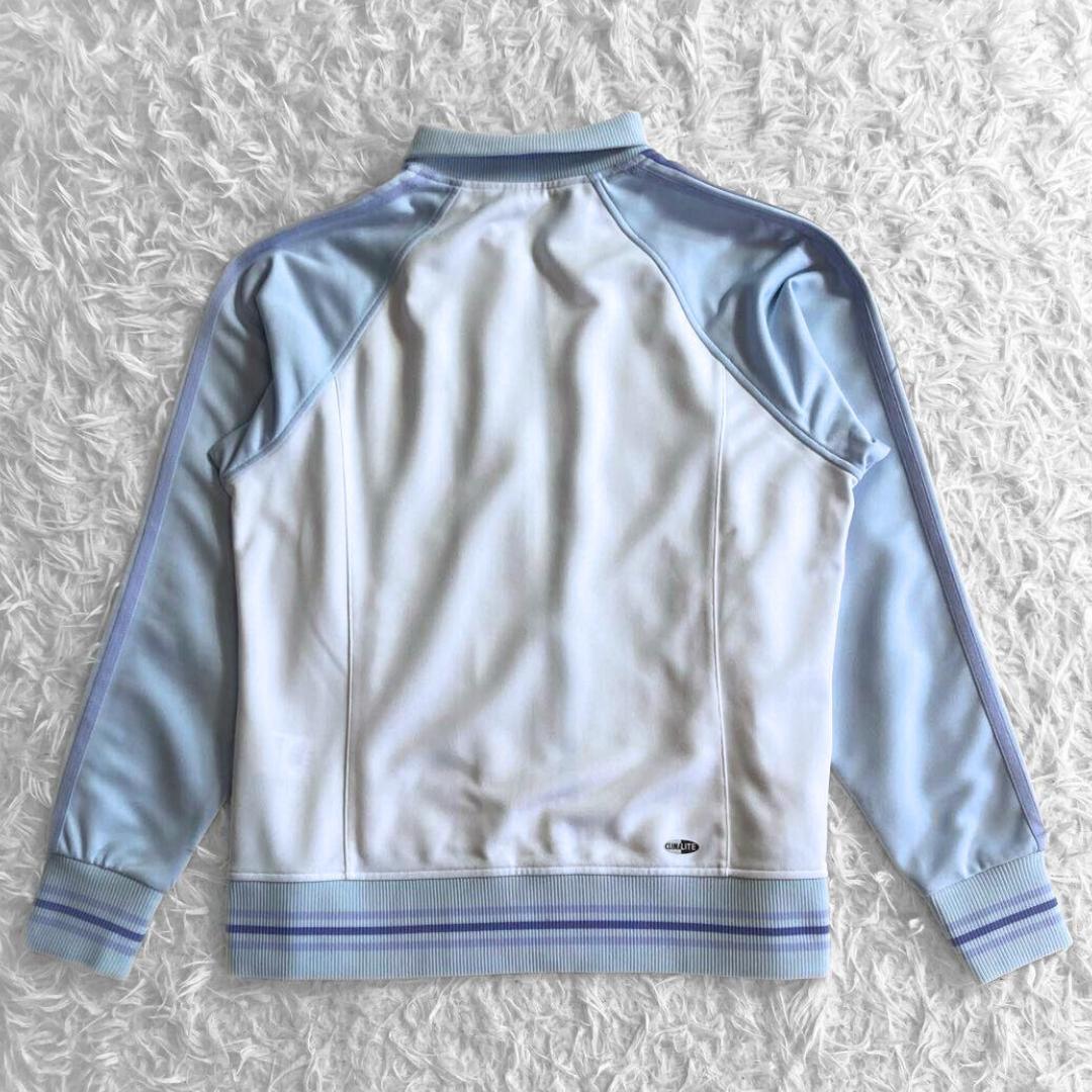 DoKIri-様 adidas パステルカラー ロゴ刺繍 トラックジャケット M