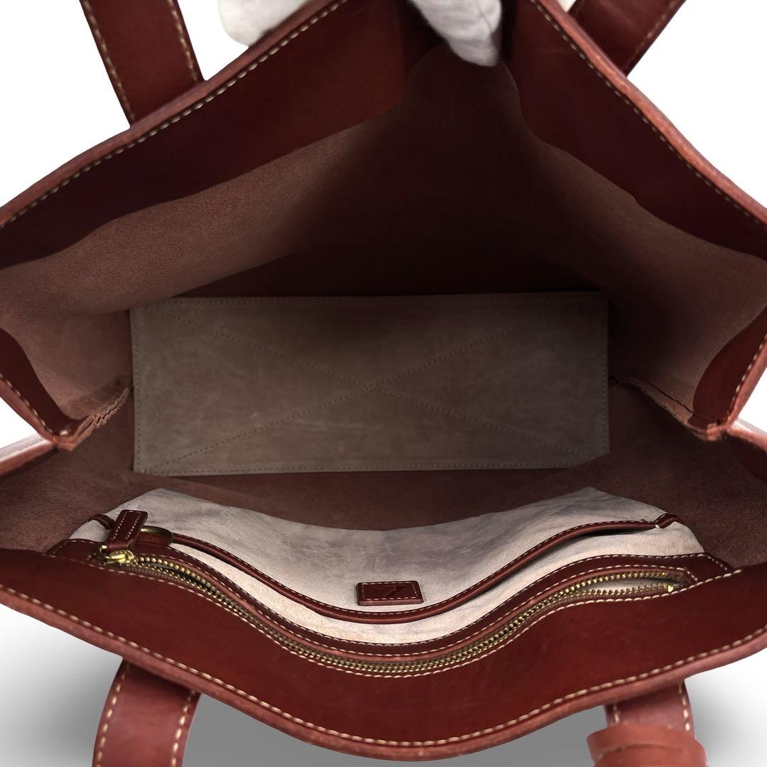 【極美品】土屋鞄製造所 ディアリオ トールトートバック ショルダー　レザー 革