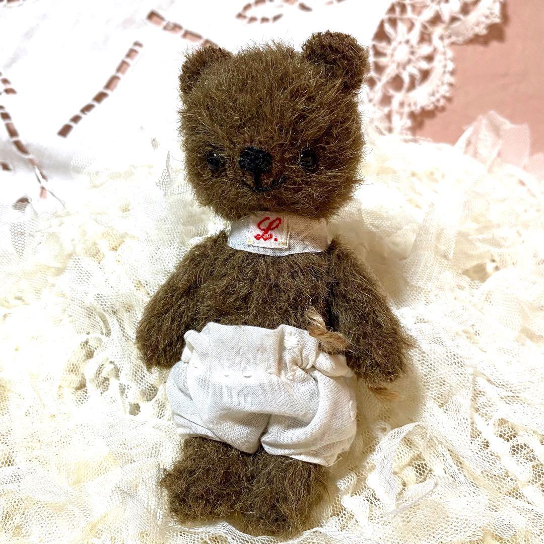 テディベア ハンドメイド ai bear 手のひらサイズ 11.5㎝ くま 熊