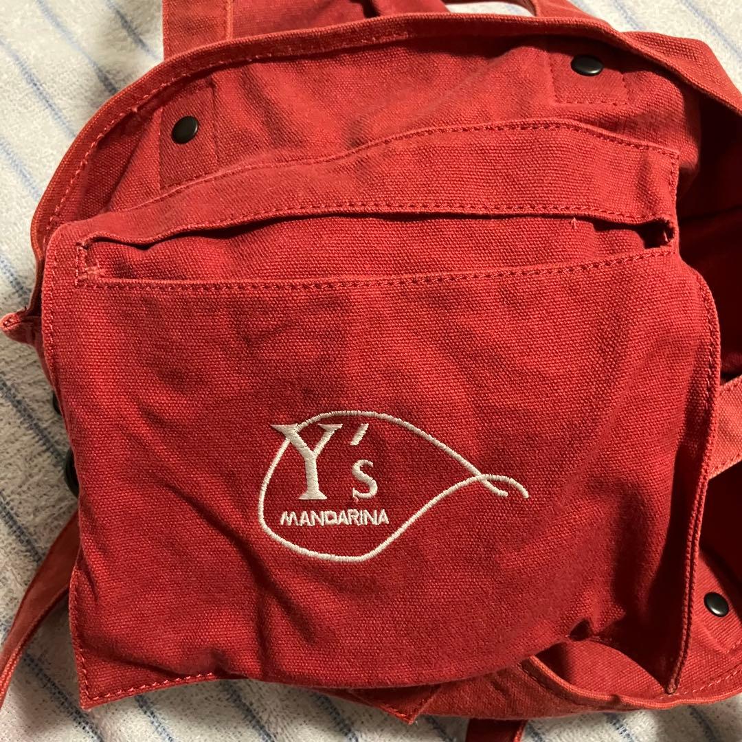 【雰囲気抜群❗️】Y's × MANDARINA キャンバス生地 ショルダーバッグ