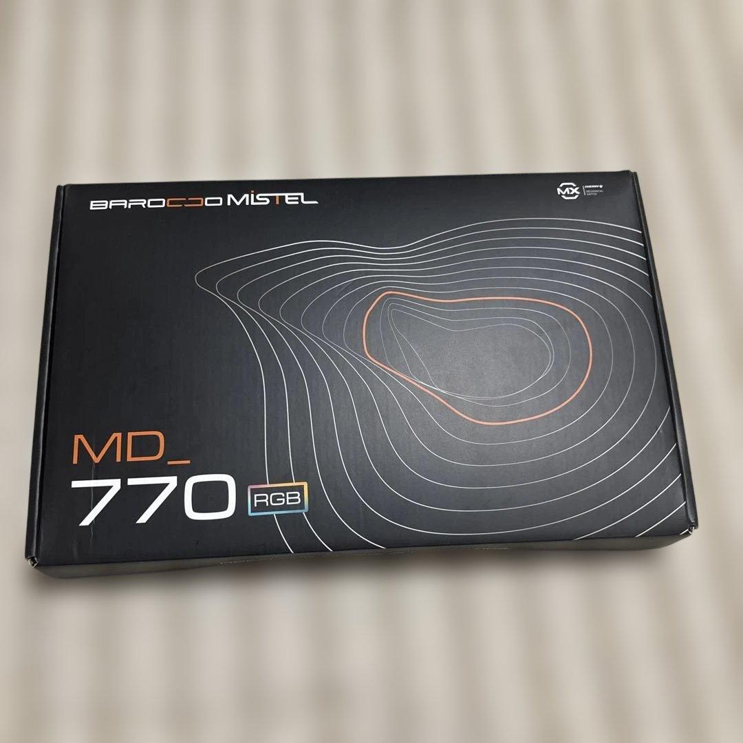 MISTEL MD770 RBG キーボード US配列 スピードシルバー軸