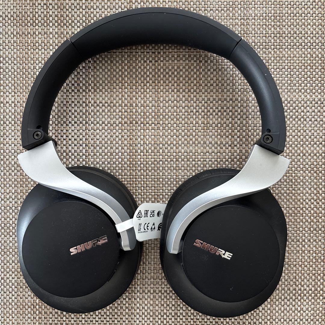 SHURE ワイヤレスヘッドホン ブラック