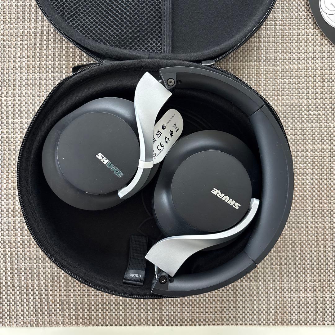 SHURE ワイヤレスヘッドホン ブラック