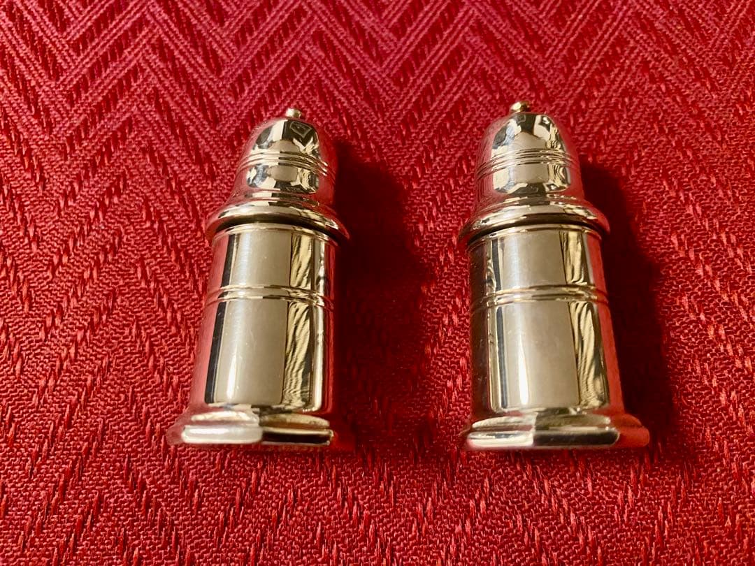 【超レア☆未使用品☆】クリストフル VILLARS ソルト＆ペッパー 調味料入